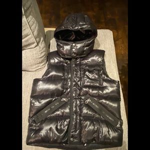 Ralph Lauren RLX Down vest w/detachable hood Med